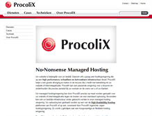 Tablet Screenshot of procolix.com